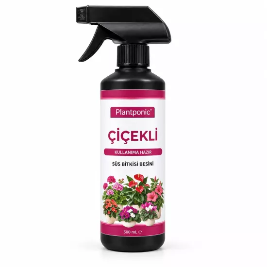 Plantponic Çiçekli Süs Bitkisi Besini 500 ml 