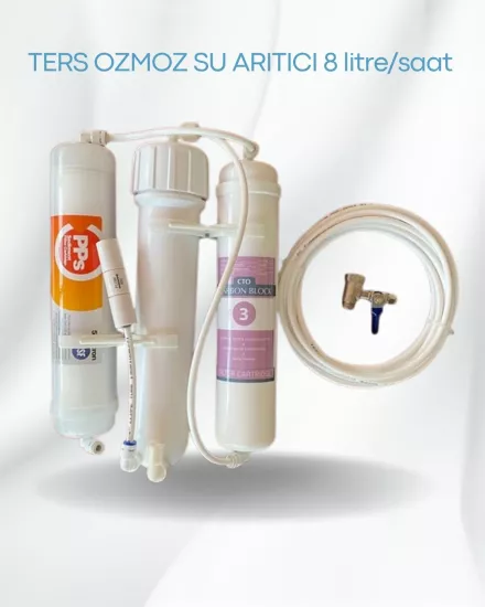 8 Litre/Saat Kapasiteli Kompakt Su Arıtma Cihazı