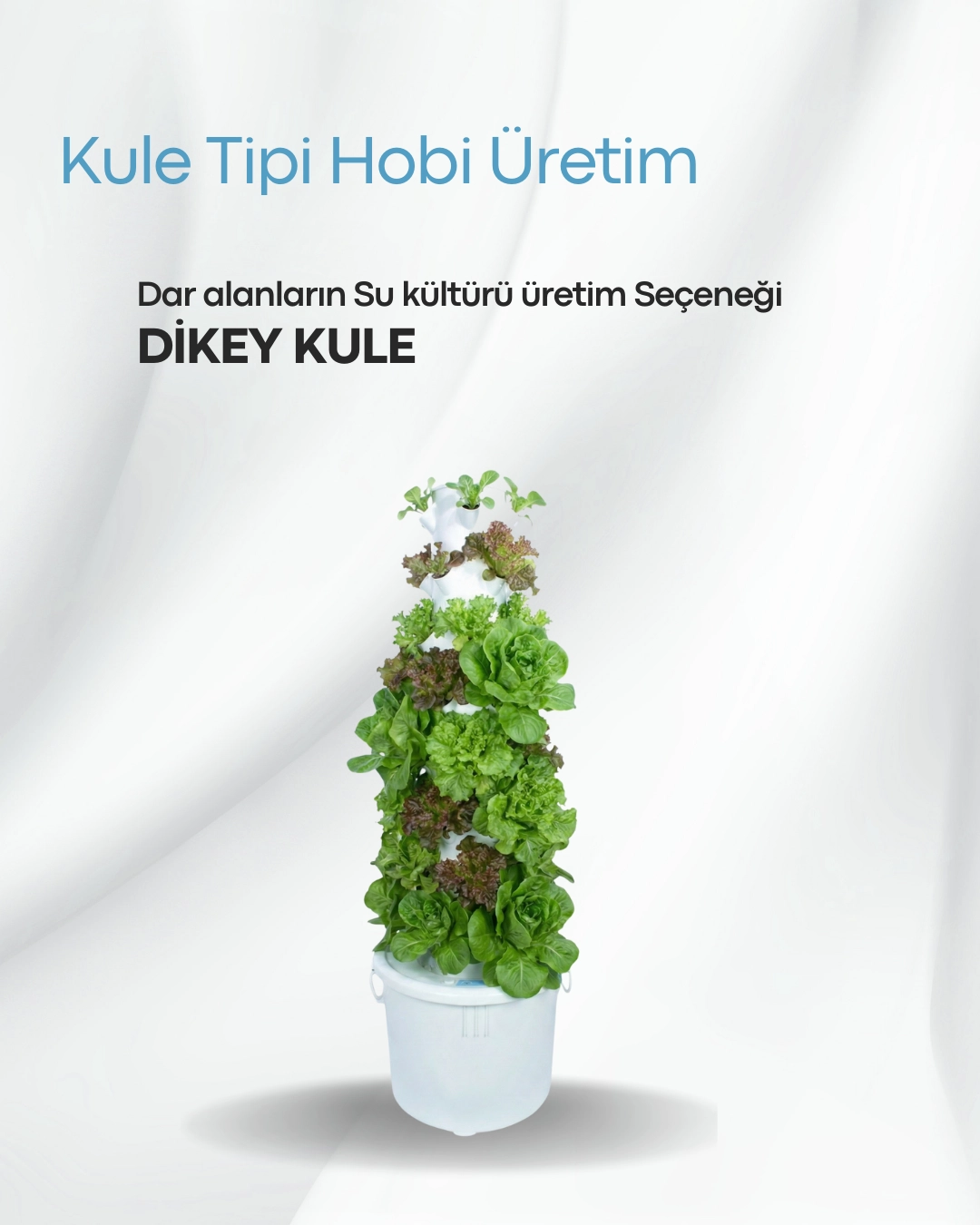 Kule Tipi Hidroponik Üretim Setleri 